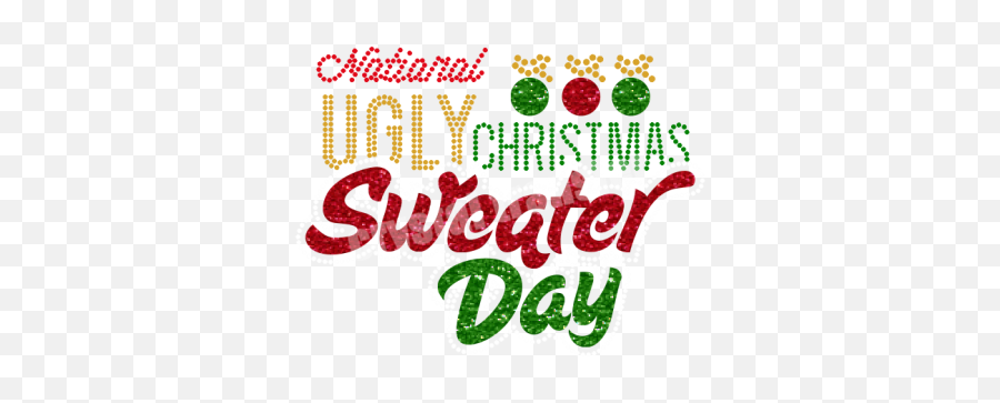 Ugly Sweater Day Png U0026 Free Daypng Transparent - National Ugly Christmas Sweater Day Clipart,Ugly Christmas Sweater Png