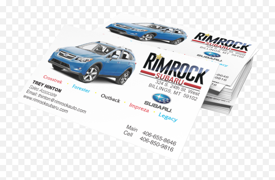 Business Cards Billings Mt Econo Print - Subcompact Car Png,Business Card Png