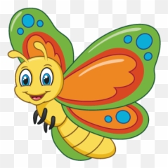 Funny Butterfly Png U0026 Free Butterflypng Transparent - Butterflies Images For Kids