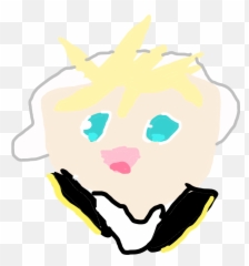 Ms Paint Kagamine Len Wip - Happy png