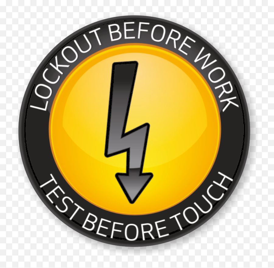 Lockout Before Work Test Touch Hard Hat Label Sku - Lockout Before Work Test Before Touch Png,Work Helmet Icon