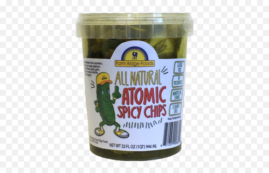 Farm Ridge Foods All Natural Atomic Pickles Png International Pickle Month Labels Icon Set