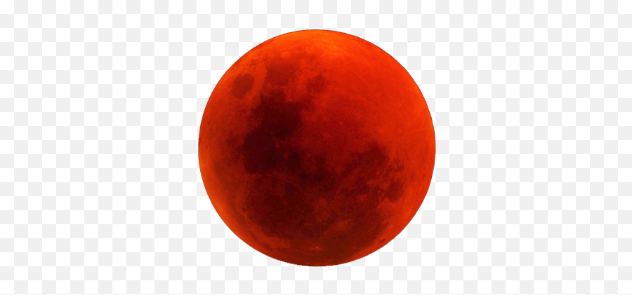 Red Moon Png 3 Image - Sphere,Moon Transparent Background