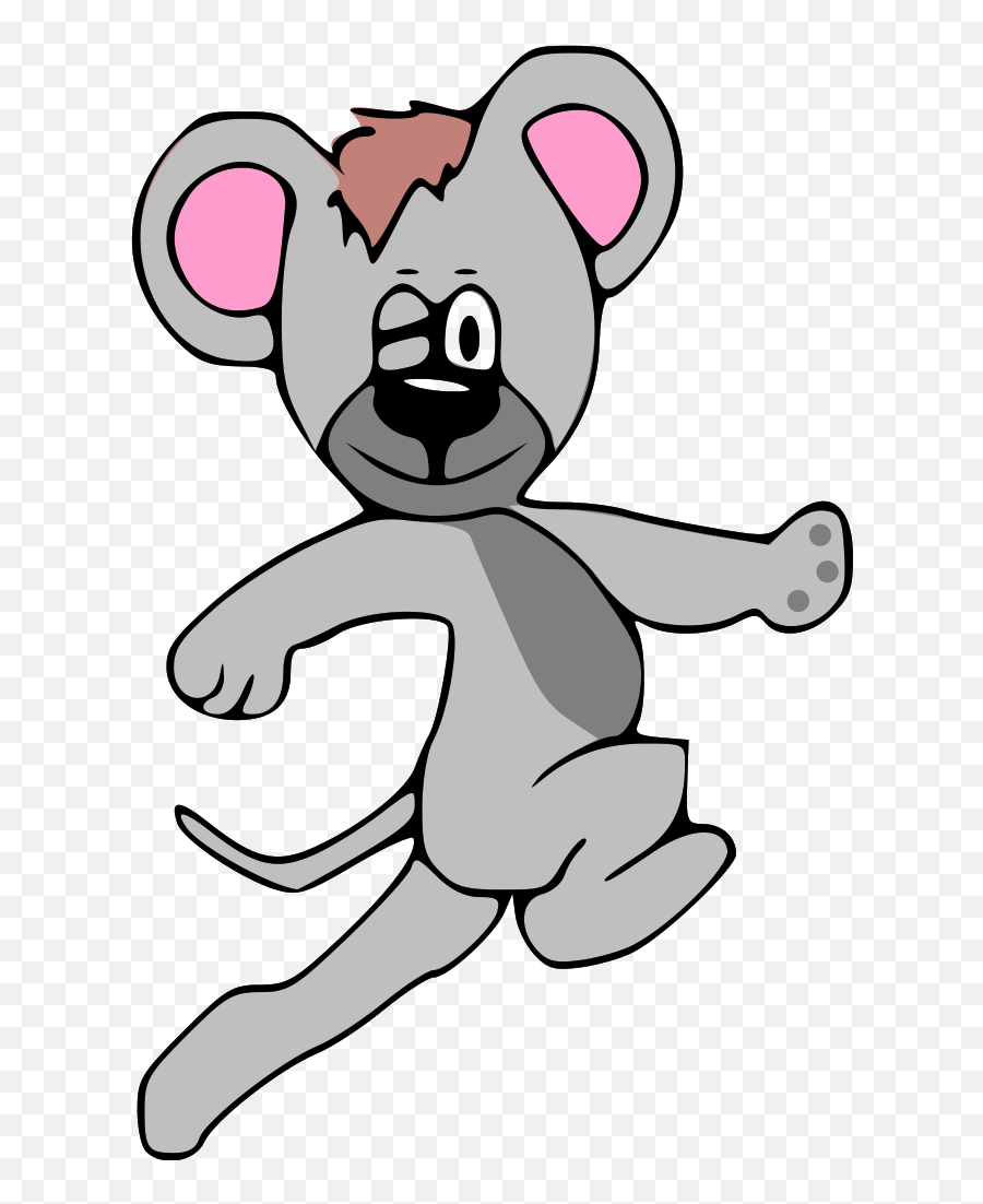 Cartoon Mouse Running Png Svg Clip Art - Cartoon Mouse Running,Anime Mouse Icon