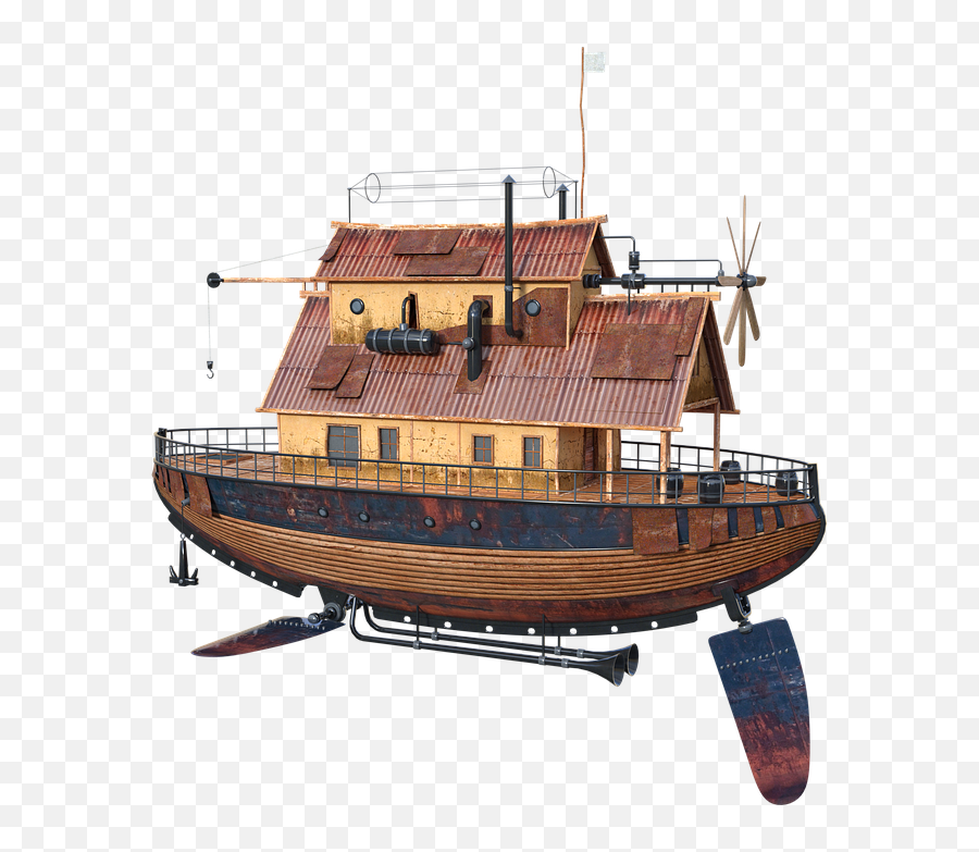 Ship Fantasy 3d - Ship Png,Sailing Ship Png