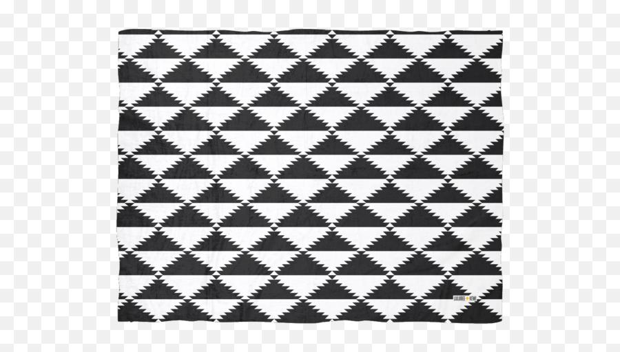 Aztec Pattern Triangle Black White Blanket 3 Sizes - Mesa Con Baldosas Hidraulicas Png,Triangle Pattern Png