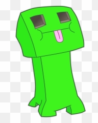 Download Hd Cute Creeper Png - Cute Minecraft Creeper Face,Creeper Transparent