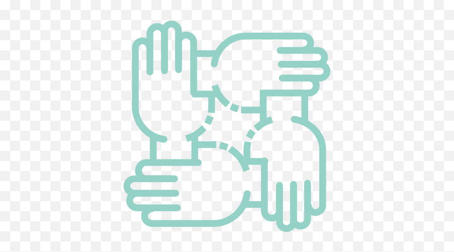 Community Connected Png Hands Icon