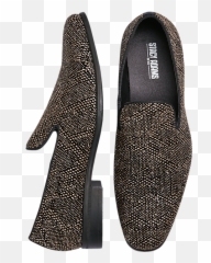 Stacy Adams Swank Smoking Shoes Black U0026 Gold - National Gallery Singapore png