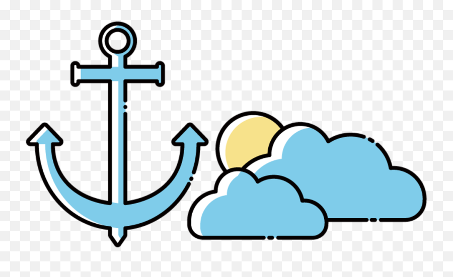 Anchor Sun Clouds - Free Image On Pixabay Religion Png,Cute Icon Pack