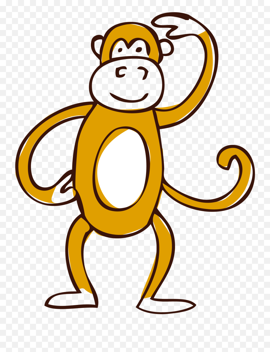 Clip Art Transprent Png Free Download - Yellow Monkey Png,Monkey Png