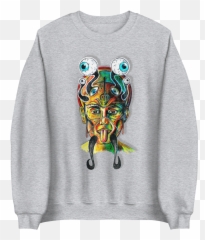 Viewer Sweatshirt U2014 Gregory Hedrich - Grey With Left Chest Logo png