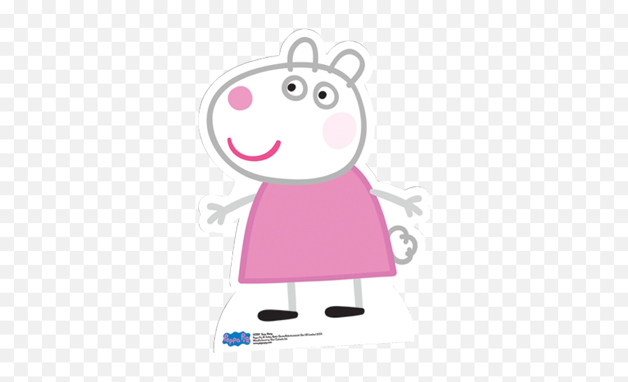 Peppa Pig Suzy Sheep Cut Out Standee Star Curtouts - Suzy Sheep Peppa Pig Png,Peppa Pig Png