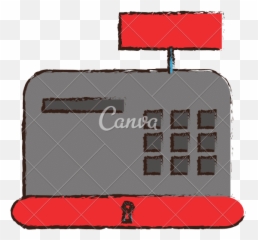 Cash Register Icon Image - Canva png