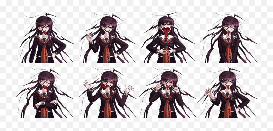 Playstation Vita - Danganronpa Another Episode Ultra Touko Fukawa Genocider Syo Sprites Png,Toko Fukawa Icon