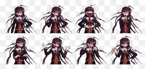 Playstation Vita - Danganronpa Another Episode Ultra Touko Fukawa Genocider Syo Sprites png