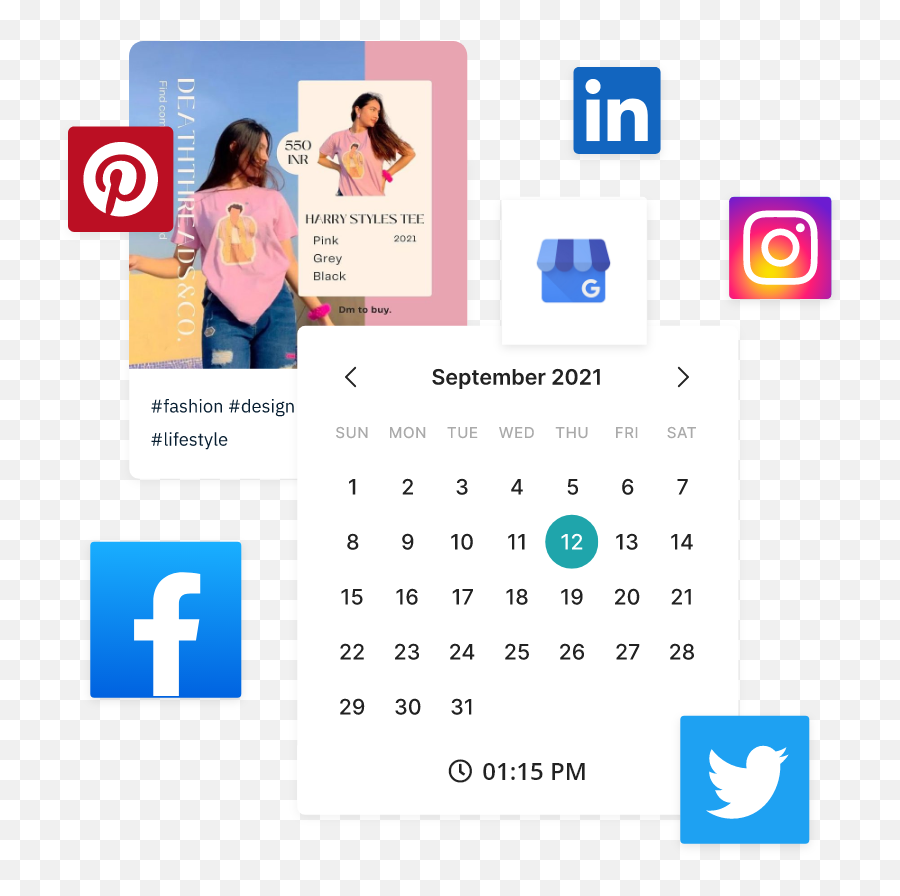 Social Media Scheduling With Repeating Schedules Recurpost - Facebook Twitter Png,Rated Designs Social Icon Pack
