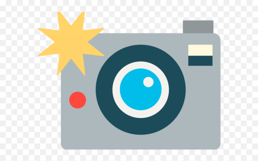 Photo Camera Clipart Flash - Camera Emoji Png,Camera Flash Png