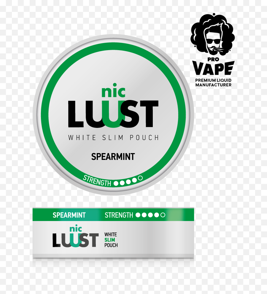 Nic Luust Spearmint Non Tobacco Nicotine Pouches - Pro Vape Sia Snus 10 Mg Png,Lust Icon