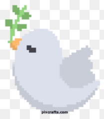 Dove - Printable Pixel Art Pansy Pixel Art Png,Dove Transparent