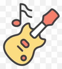 Electric Guitar - Free music icons png