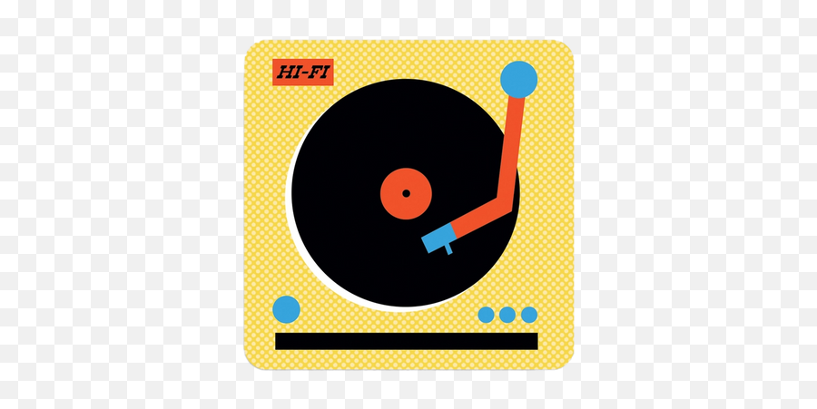 Hi - Fi Turntable Sticker Png,Record Player Icon