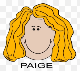 Paige Png - Cartoon Boy With Long Blonde Hair,Paige Png