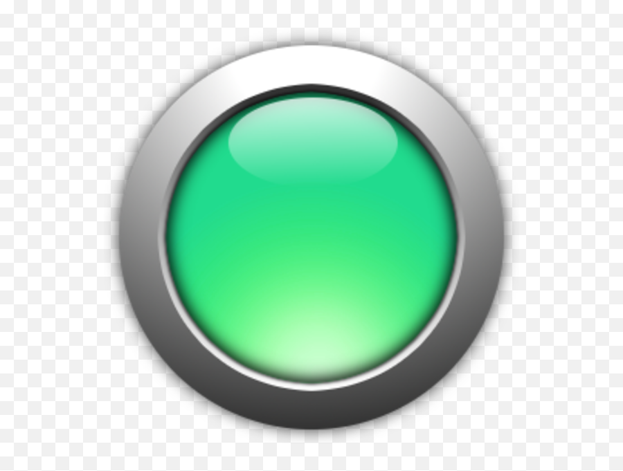 Button Green Image - Green Button Transparent Png,Green Glow Png