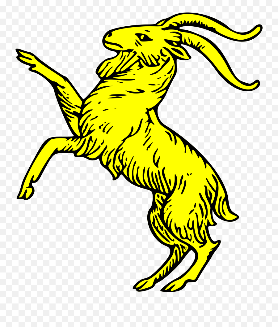 Goat Clipart Fox Transparent Free For Download - Goat Coat Of Arms Png,Fox Tail Png