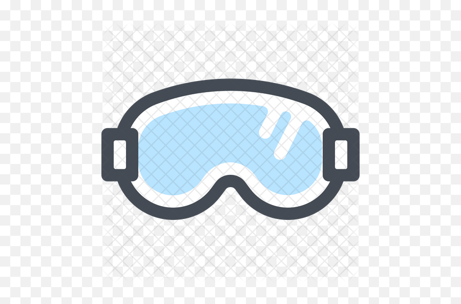 Ski Goggles Icon Of Colored Outline - Diving Mask Png,Ski Goggles Png