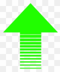 Download Neon Green Arrow - Transparent Background png