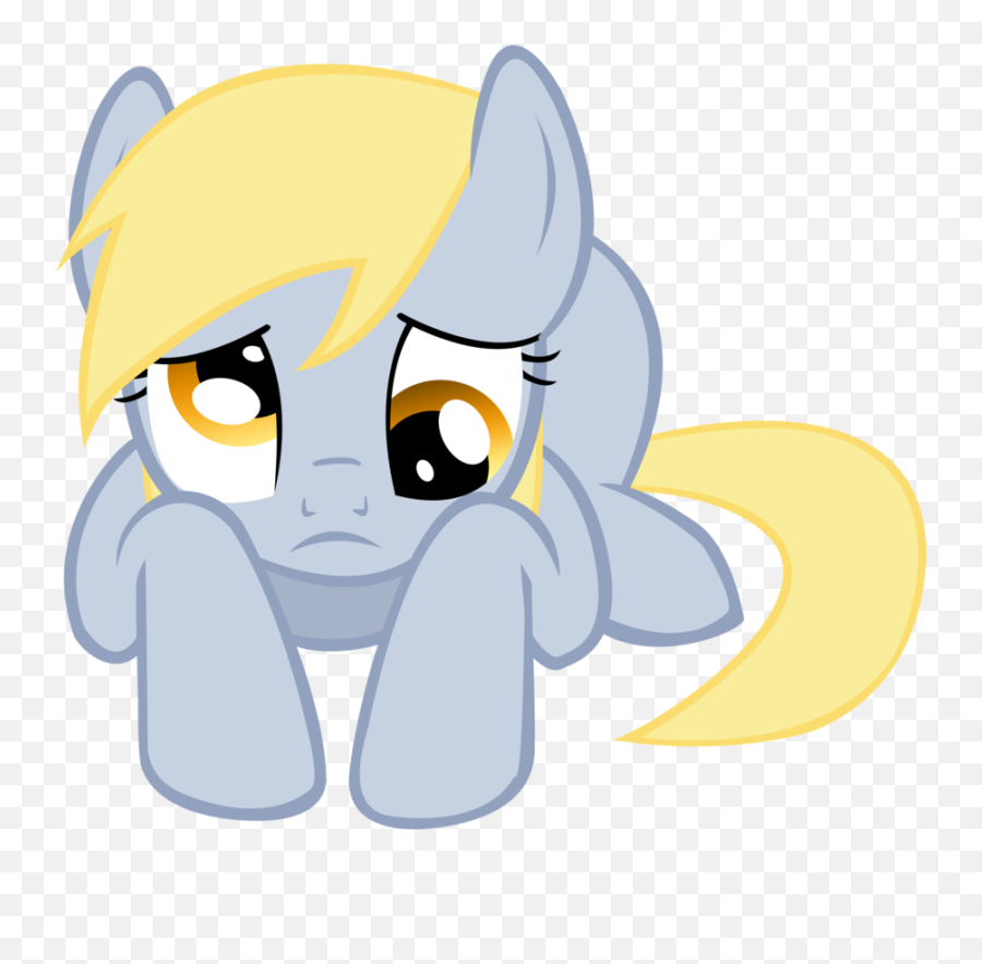 Derpy Confused Png Transparent Download - Mlp Derpy Sad Derpy Hooves,Confused Png