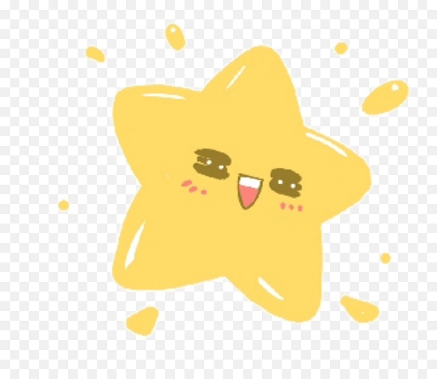 Kawaii Star Transparent Freetoedit Cute - Transparent Kawaii Star Png,Pixel Star Png