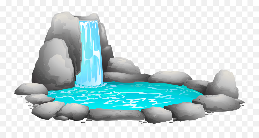 Waterfall Clipart Transparent - Clip Art Waterfall Png,Water Falling Png
