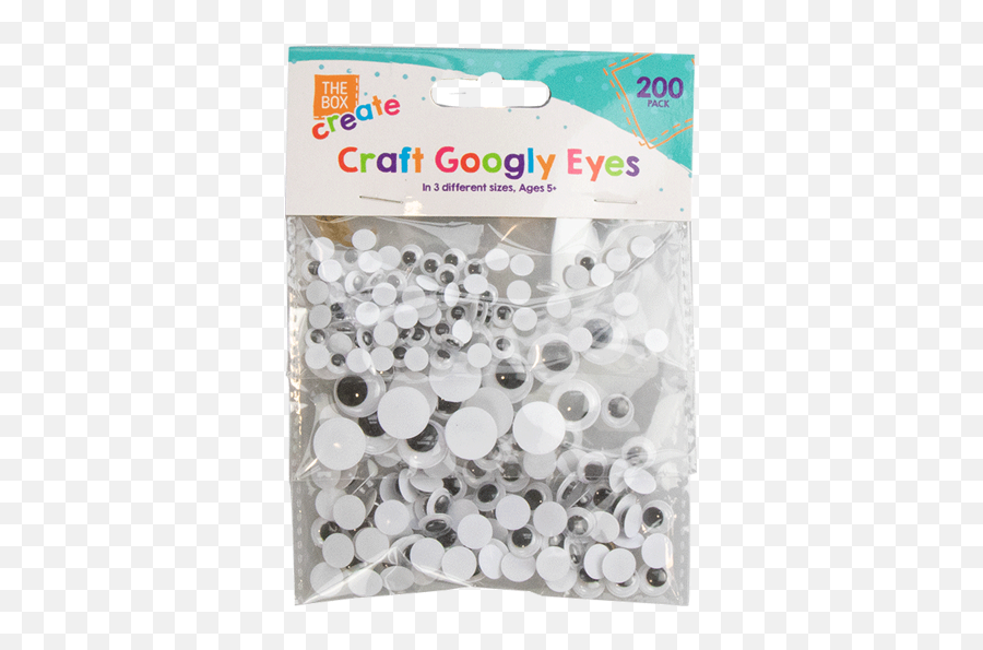 Craft Googly Eyes - 200 Pack Bead Png,Googly Eyes Transparent