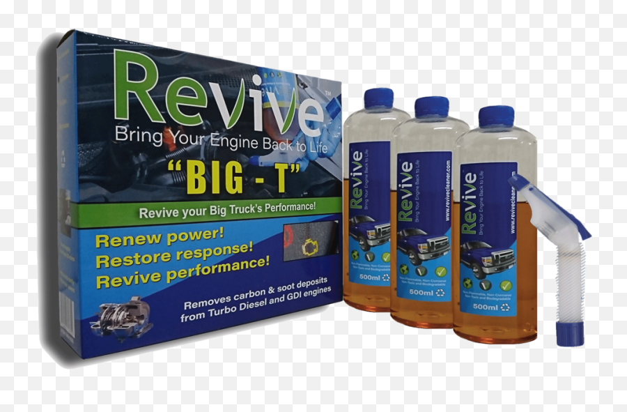 Big - T Diesel Starter Kit U2014 Revive Turbo Cleaner Bottle Png,Revive Png