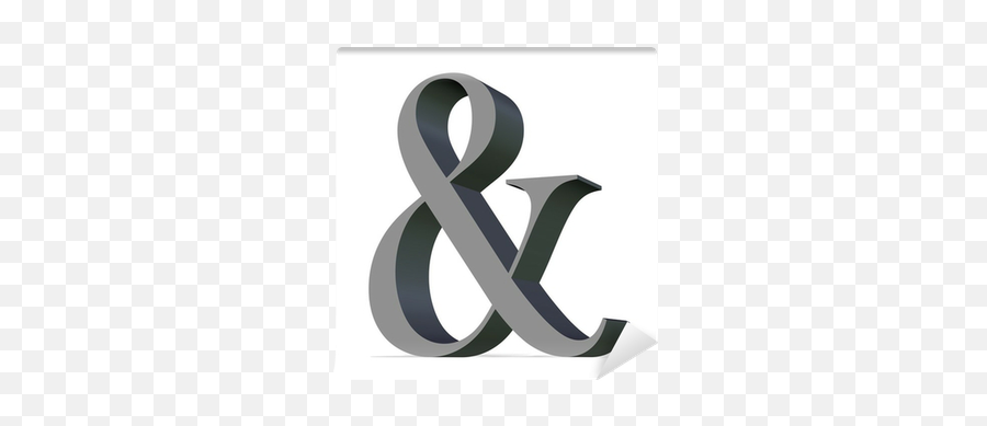 Ampersand Wall Mural U2022 Pixers - We Live To Change Emblem Png,Ampersand Transparent Background