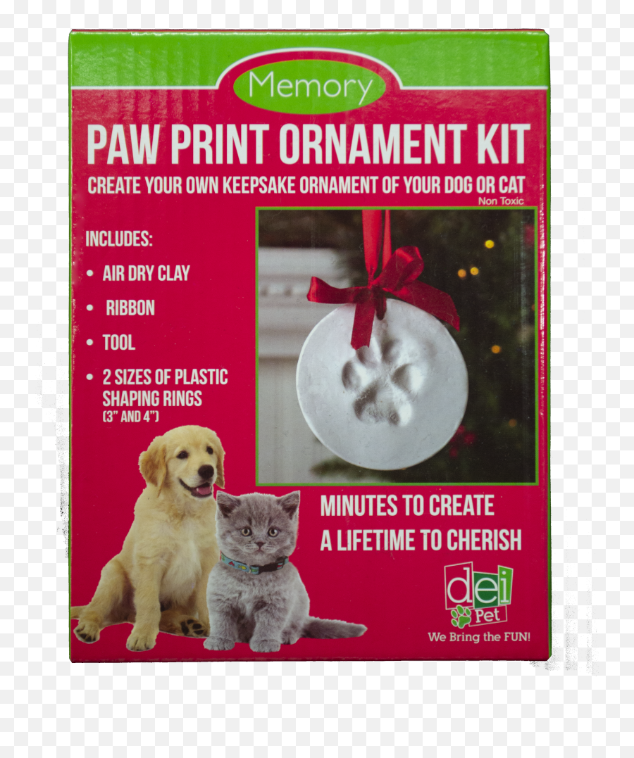 Paw Print Keepsake Kit Cat Dog Png