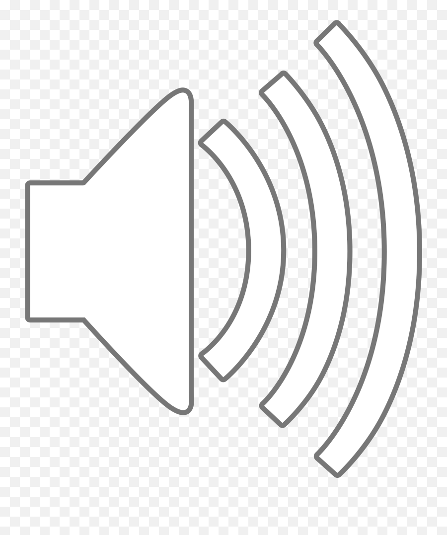 Speaker Clipart Audio Symbol - Sound Icon White Png Speaker White Icon Png,Sound Png