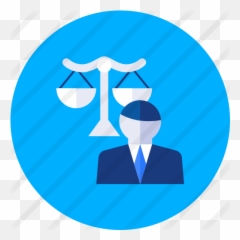 Lawyer - Lawyer Icon Blue Png,Lawyer Png