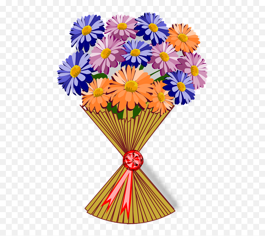 Bouquet I Ekler Pinterest - Bunch Of 10 Flowers Clipart Png,Bunga Png