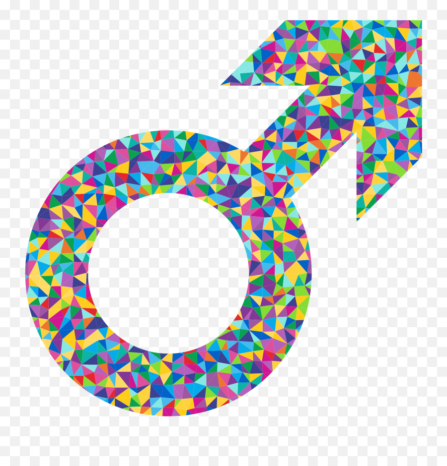 Prismatic Male Symbol Transparent Png - Gender Symbol,Male Symbol Png