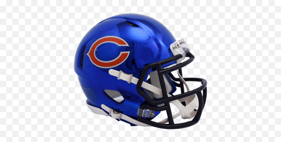 Chicago Bears Chrome Mini Speed Replica - American Football Team Helmets Png,Chicago Bears Png
