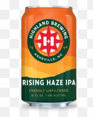Highland Brewing Adds Rising Haze Ipa - Highland Brewing Rising Haze Png,Haze Png
