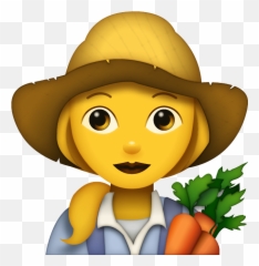 Farmer Emoji - Farmer Emoji Png,Farmer Png