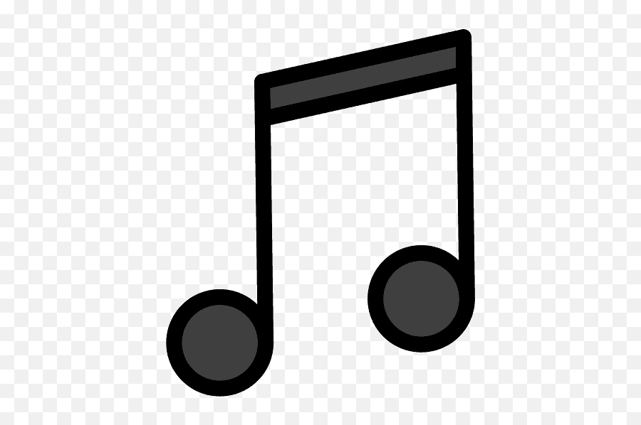 Musical Note Emoji Clipart - Emoji Nota Musical Png,Music Emoji Png