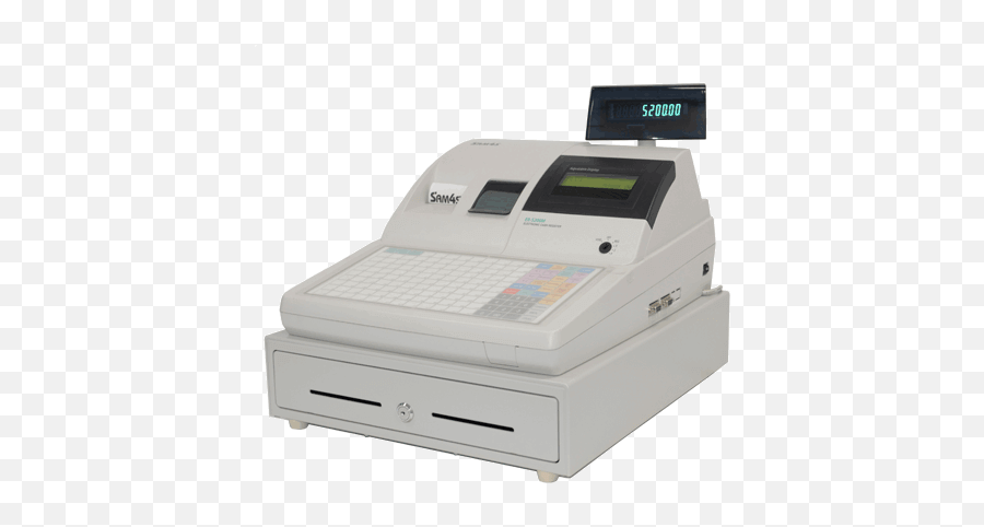 Sam4s Er - 5200 Electronic Cash Register Er 5200m Electronic Cash Register Png,Cash Register Png