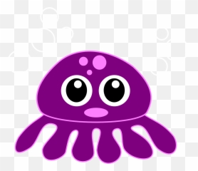 Octopus Kraken Purple - Cartoon Octopus Png,Kraken Png