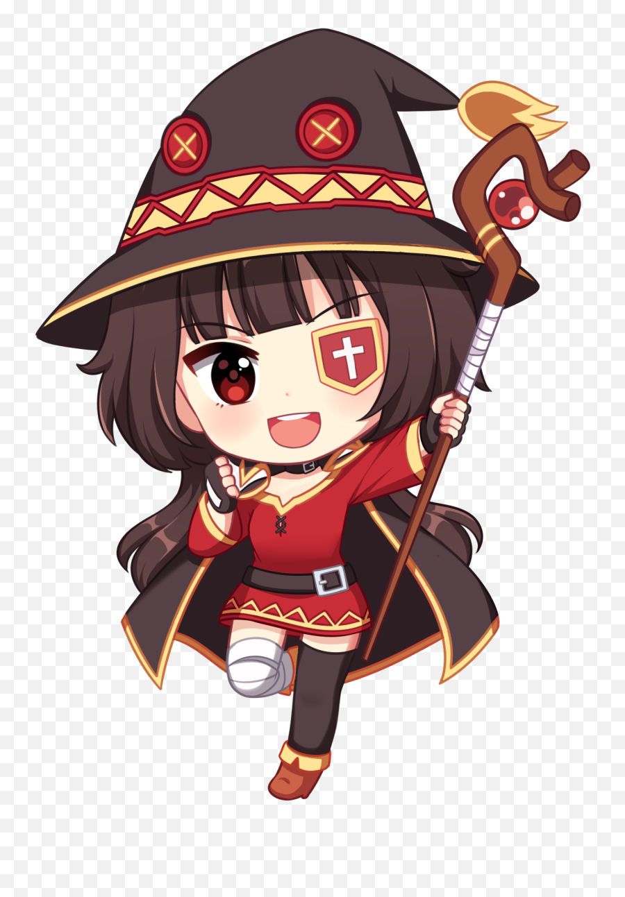 Pin - Kawaii Megumin Chibi Png,Megumin Transparent