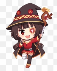 Pin - Kawaii Megumin Chibi png